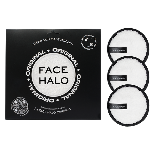 Face Halo Original - Reusable Makeup Remover - Pack of 3